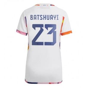 Belgien Michy Batshuayi #23 Bortatröja Dam VM 2022 Kortärmad